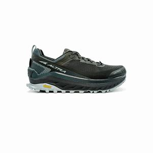 Black / Blue Men's Altra Olympus 4 Trail Shoes | PERG25837