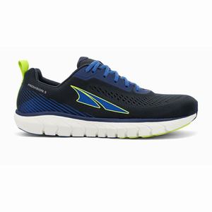 Black / Blue Men's Altra Provision 5 Running Shoes | ZMVX38097