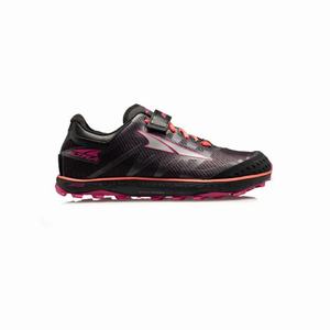 Black / Coral / Pink Women's Altra King Mt 2 Trail Shoes | RVUQ04251