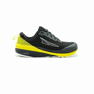 Black / Light Green Men's Altra Paradigm 5 Running Shoes | TYCK26385