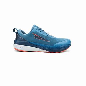 Blue / Coral Women's Altra Paradigm 5 Running Shoes | NWGL04329