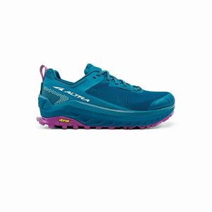 Blue Women's Altra Olympus 4 Trail Shoes | JWSD73495