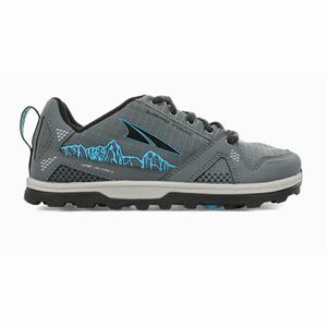 Grey / Blue Kids' Altra Youth Lone Peak Trail Shoes | YGVD80642