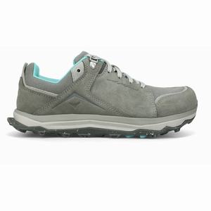 Grey Green Women's Altra Lp Alpine Hiking Shoes | WUFO26487