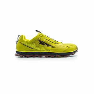 Light Green / Red Men's Altra Lone Peak 4.5 Trail Shoes | KXCL92768