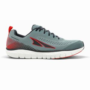 Light Grey / Red Men's Altra Provision 5 Running Shoes | LIQZ51086