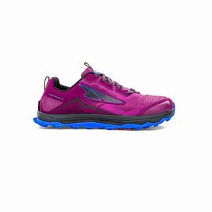 Purple Women's Altra Lone Peak 5 Trail Shoes | QOYZ91540