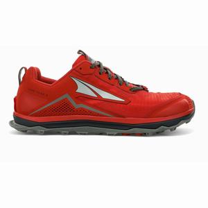 Red Men's Altra Lone Peak 5 Trail Shoes | EJVP63819