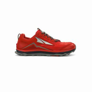 Red Men's Altra Lone Peak 5 Trail Shoes | JWDZ02634