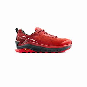 Red Men's Altra Olympus 4 Trail Shoes | FLMB37842