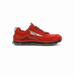 Red Women's Altra Lone Peak 5 Trail Shoes | LXDG98164