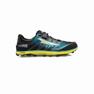 Turquoise / Light Green Men's Altra King Mt 2 Trail Shoes | JTOW68245