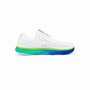 White / Green Women's Altra Escalante Racer Running Shoes | GMIW98473