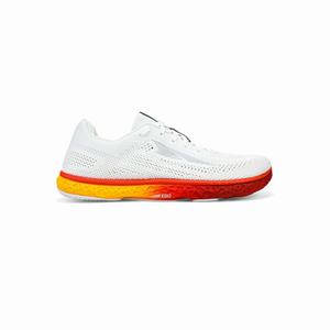 White / Orange Men's Altra Escalante Racer Running Shoes | LQRT86523